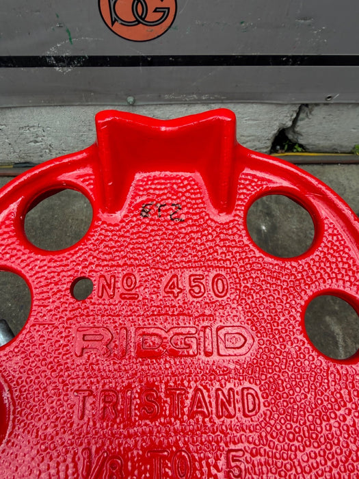RIDGID 450 Tripod Vise Stand Portable Pipe Work Station Plumbing Heavy Duty #2