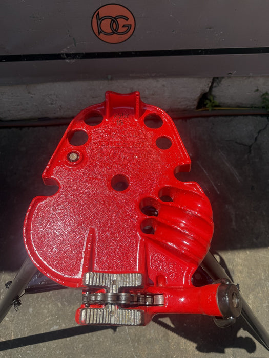 Ridgid 450 1/8 to 5 inch Tripod Pipe Vise for Ridgid Pipe Great Shape #10 8/7/26