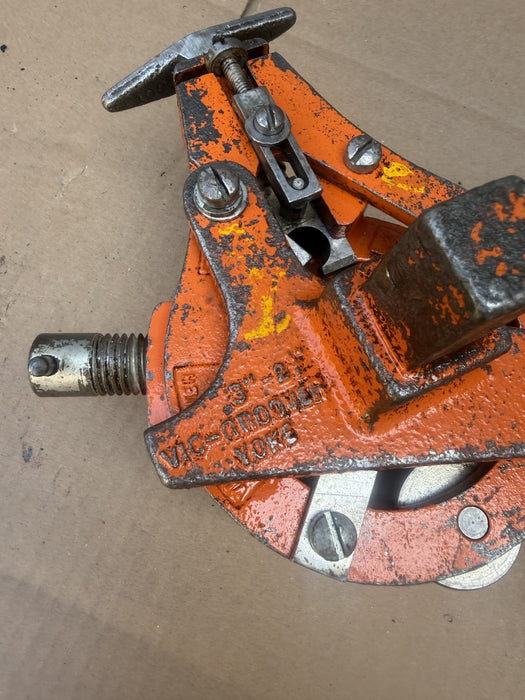 Victaulic Vic Cut Groover No. 3”- 2-1/2 Pipe Grooving w/ Yoke Ridgid 700 300 #1