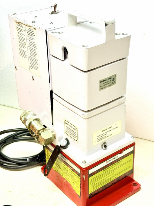 Burndy EPP-10EC Series Hyd Electric Pump 10k psi + Case & Hose Crimper Mint! BG9