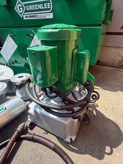 Greenlee 885 Hydraulic Pipe Bender 1-1/4”-5” Rigid GREAT SHAPE