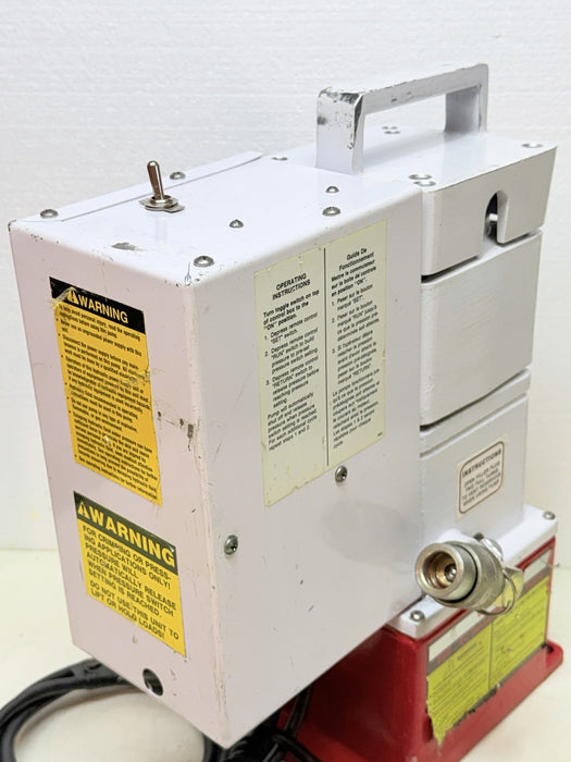 Burndy EPP-10EC Series Hyd Electric Pump 10k psi + Case & Hose Crimper Mint BG12