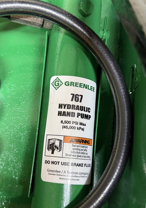 Greenlee 7310SB Slug Buster KO Knockout Punch Set 1/2" - 4" , 767 Pump & Box BG3