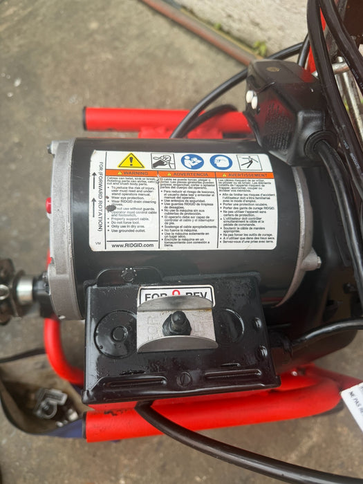 RIDGID K-400 Drain Cleaning Snake Auger 120V Drum Machine 3/8"x75' #6