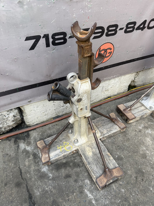 Simplex A1029 Aluminum Railroad Jacks 10 Ton Capacity Both Work Fine.