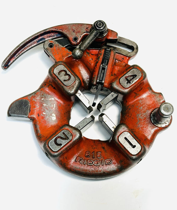 Ridgid No.815 Universal 1/8'' to 2'' Die Head Threading Head + Ridgid 300 535 #4