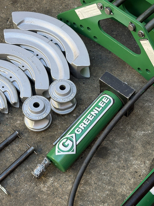 Greenlee 880 1/2" - 2" Rigid Hydraulic Conduit Pipe Bender & Pump Refurb