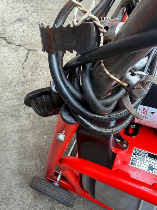 RIDGID K-400 Drain Cleaning Snake Auger Drum Machine C-32IW 3/8" x 75ft Cable #2