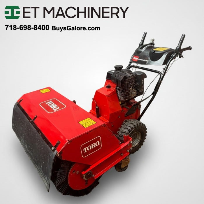 TORO 36" Walk-Behind Rotary Broom Kohler 208cc Power Steering Commercial #5