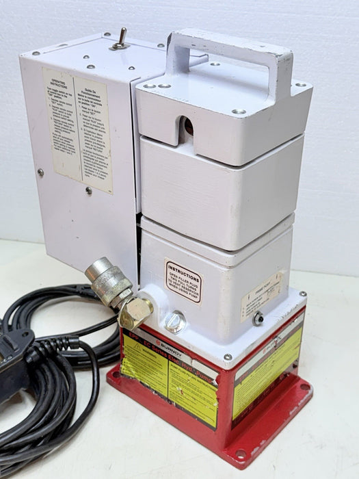 Burndy EPP-10EC Series Hyd Electric Pump 10k psi + Case & Hose Crimper Mint BG12