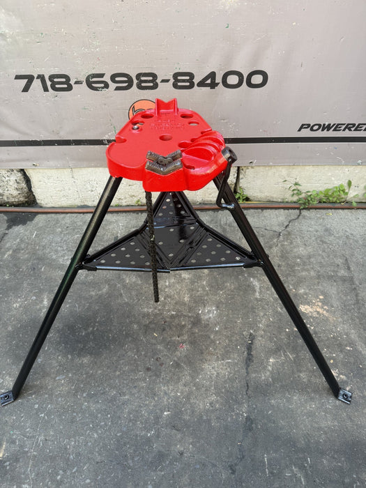 Ridgid 450 1/8 to 5 inch Tripod Pipe Vise for Ridgid Pipe Great Shape #4 8/7/26
