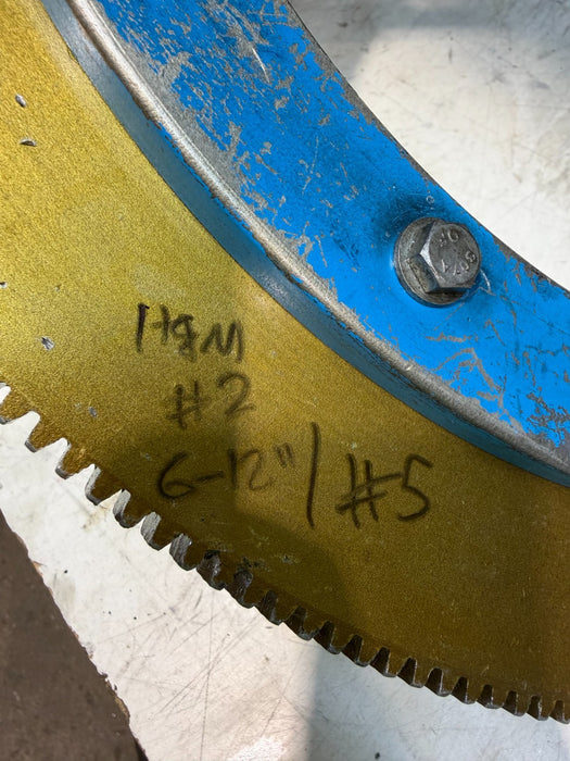 H & M Model #2 Aluminum Pipe Beveling Machine Beveler USED w/ Torch Holder 8-12"