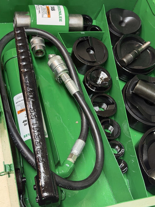 Greenlee 7310SB Slug Buster Knockout Punch Set 1/2 “- 4" Conduit Refurbished BG6