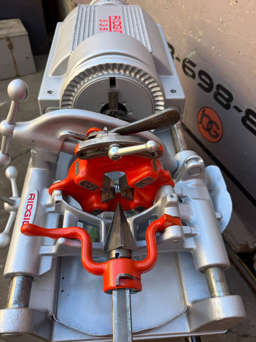RIDGID 535 V2 Pipe Threading Machine Die Head & 2 Teeth
