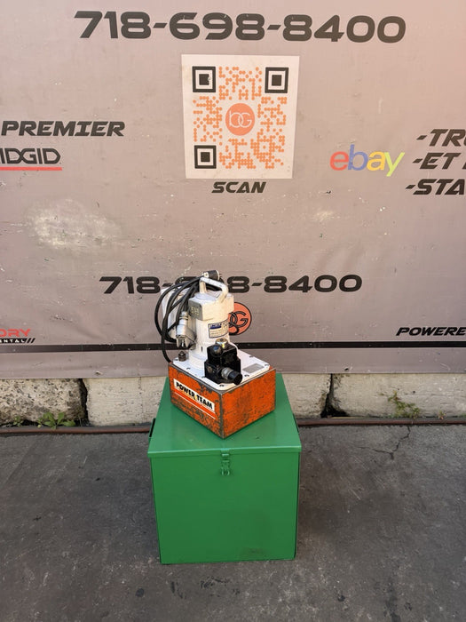 SPX POWER TEAM PE553 10,000 PSI ELECTRIC HYDRAULIC  PUMP 120 VOLTS WITH BOX