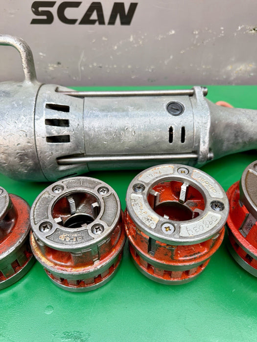 Ridgid 700 Pipe Threader Threading Machine & 12R Die Set 1/2” - 2” Excellent #3