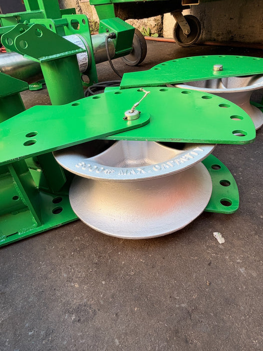 Greenlee 6805 Ultra Tugger Cable Puller Set 8000 lbs - Great Condition