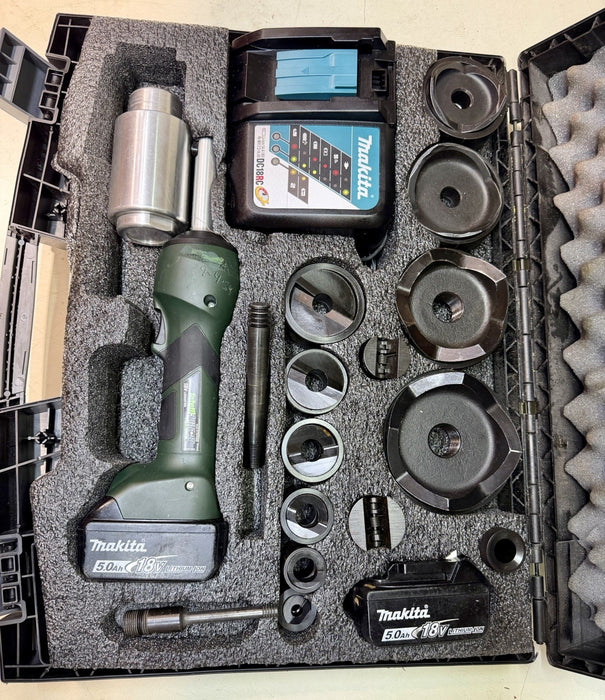 Greenlee LS100X Intelli-Punch 11-Ton Hydraulic Knockout Punch Set 1/2" - 4" #19
