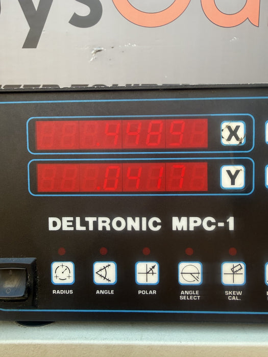 Deltronic 14" Optical Comparator DH14-MPC4, Surface Illumination, DRO.