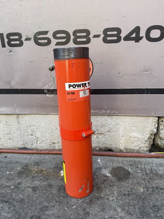 SPX Power Team - RD8018 - 80 Ton hydraulic cylinder/portapower - 18” Stroke Mint