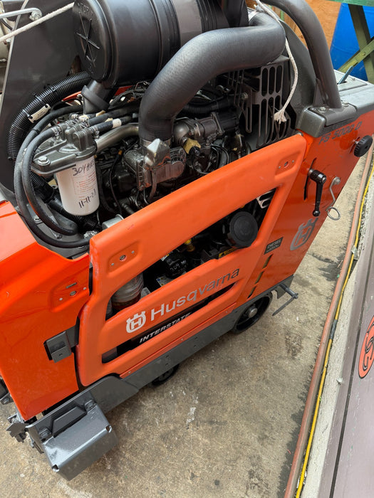 2018 Husqvarna FS-5000D 26" Walk Behind Concrete Saw 306 Hrs MINT FS5000D VIDEO