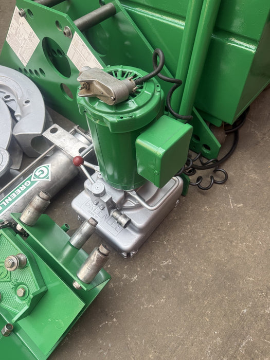 Greenlee 885 Hydraulic Pipe Bender 1-1/4”-5” Rigid Pipe.  Bending Table.  10/8
