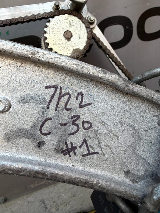H & M #30 Pipe Beveler HM30 24-30" Pipe Capacity Used w/ Chain & Holder