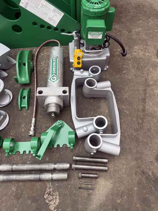 GREENLEE 884 Hydraulic Rigid IPS Bender 1-1/2 to 4 inch.  1802 Table.  960 Pump