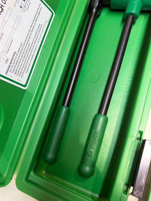 Greenlee 1806 SB  Ratchet Punch Driver Kit w/ 3 Studs & Case for Knockouts NEW