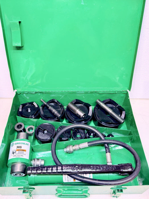 Greenlee 7310SB Slug Buster KO Knockout Punch Set 1/2" - 4" ,767 Pump & Box BG15