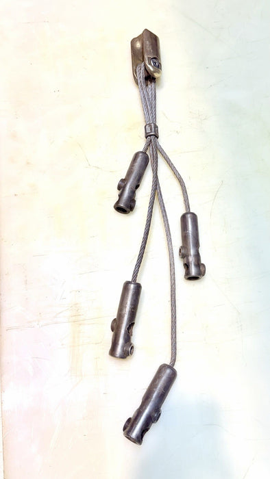 Greenlee 629 624 Four Clamp Cable Pulling Grip With Clevis For Cable Puller BG2