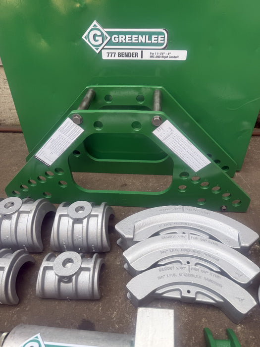 GREENLEE 777  1 1/4 to 4 inch Rigid Pipe Conduit Bender   Great Shape. 10/23/26