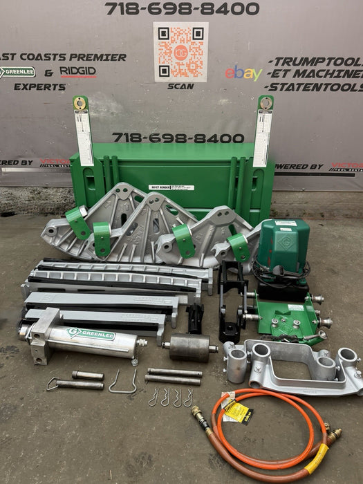 GREENLEE 881CT CAM TRACK Conduit Pipe Bender 2-1/2-4" EMT RIGID IMC, PUMP, TABLE