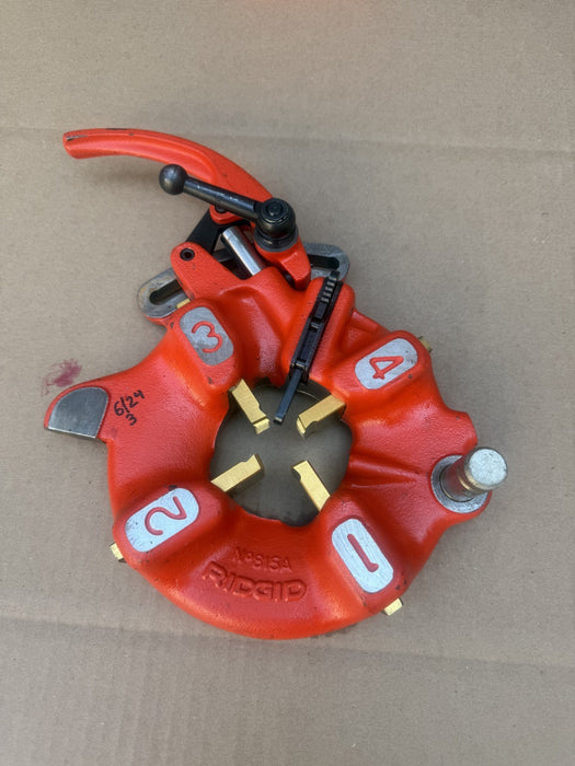 Ridgid 97075 815A Self-open Die Head  1/2 to 3/4 inch Teeth.  Mint Condition #3