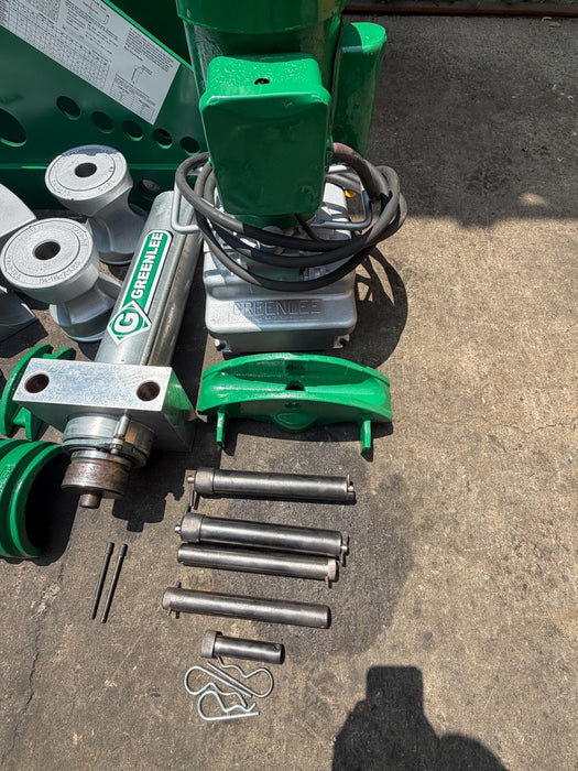 Greenlee 885 Hydraulic Bender 1 1/4"-4" Rigid Pipe w/ 960 Pump & Warranty