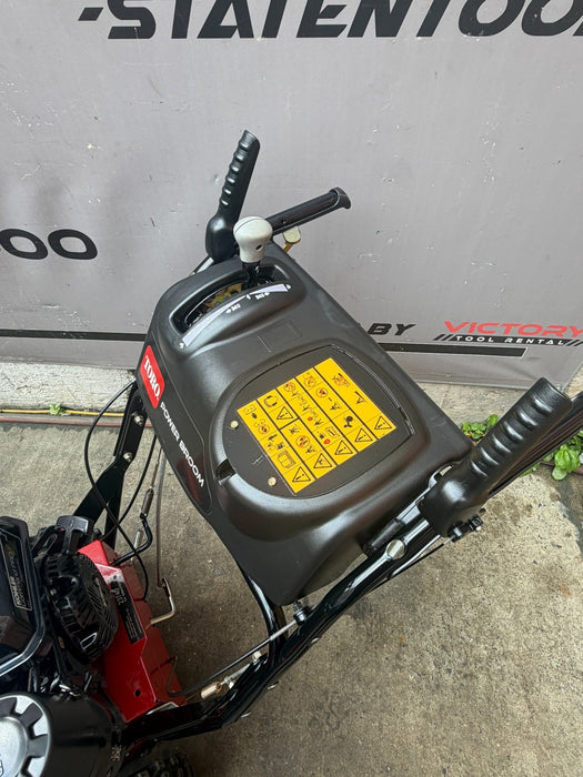 TORO 36" Walk-Behind Rotary Broom Kohler 208cc Power Steering Commercial #4