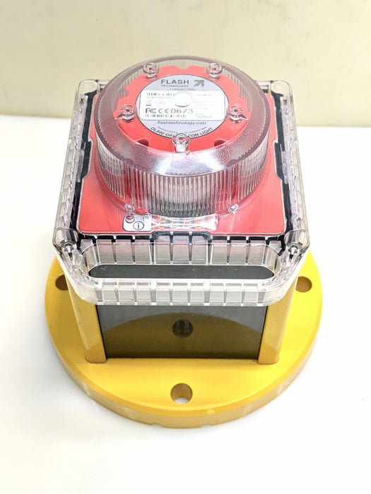 Flash Technology OL800 Red 60X Solar Obstruction Light FAA Compliant