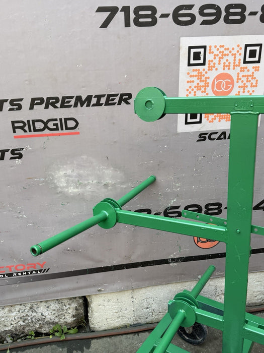 GREENLEE 910 8 SPOOL WIRE DISPENSER ASSEMBLY CART #4