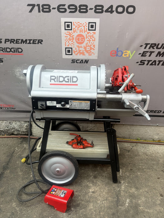 RIDGID 1224 Pipe Threading Machine 1/2” - 4” w/ 2 Die Heads. Best on Ebay.