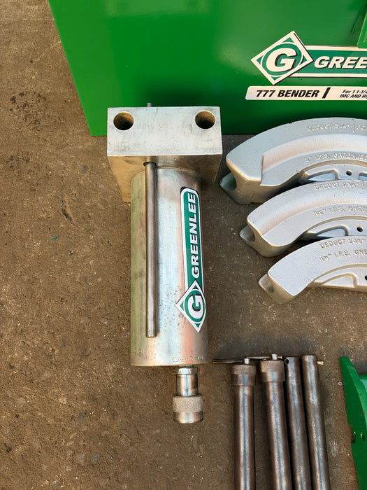 Greenlee 777 Portable Hydraulic Conduit Bender Set 1-1/4" to 4" Rigid