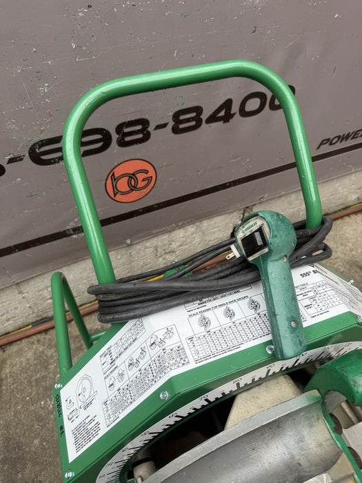 Greenlee 555 Conduit Pipe Bender 1/2"-2" RIGID & IMC   Works Great  #1