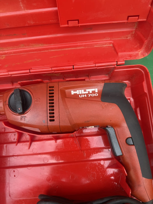 Hilti UH700 120V 8.0A 1/2" 60 HZ Hammer Drill, NICE,  with Bits.