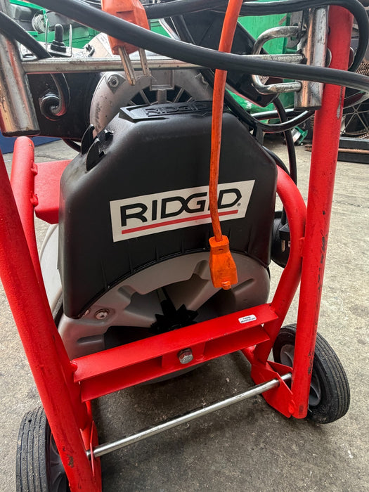 RIDGID K-400 Drain Cleaning Snake Auger 120V Drum Machine 3/8"x75' #6