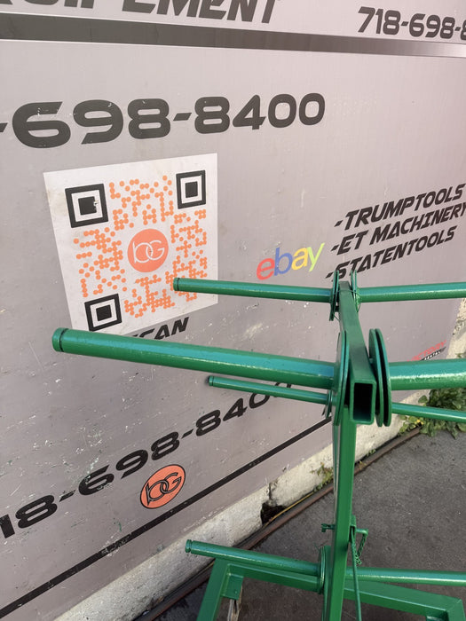 GREENLEE 910 9 SPOOL WIRE DISPENSER ASSEMBLY CART #6