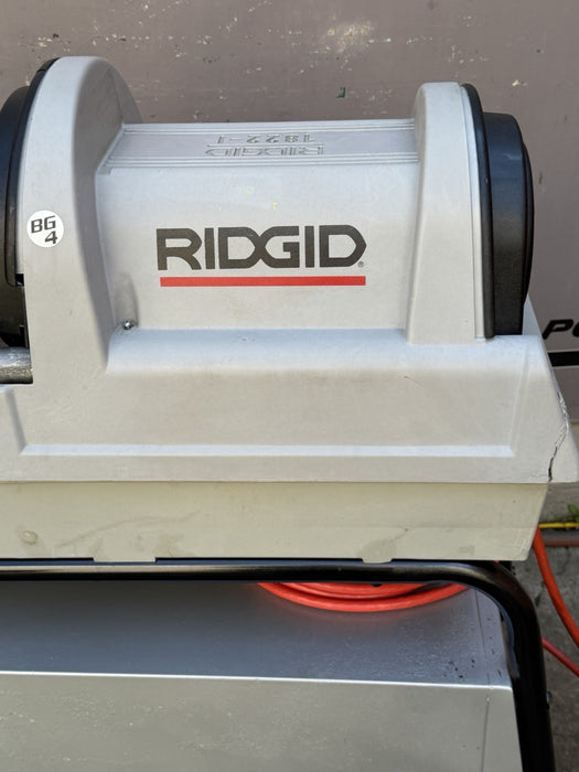 RIDGID® 1822-I Auto Chuck Pipe Threader with 815A HSS Dies & Cart, Excellent ✅