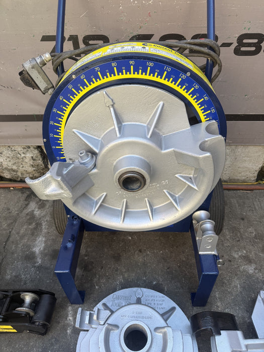 Current Tools 77 Electric Bender 1/2 -2 inch. Rigid and EMT Shoes. Great Shape.