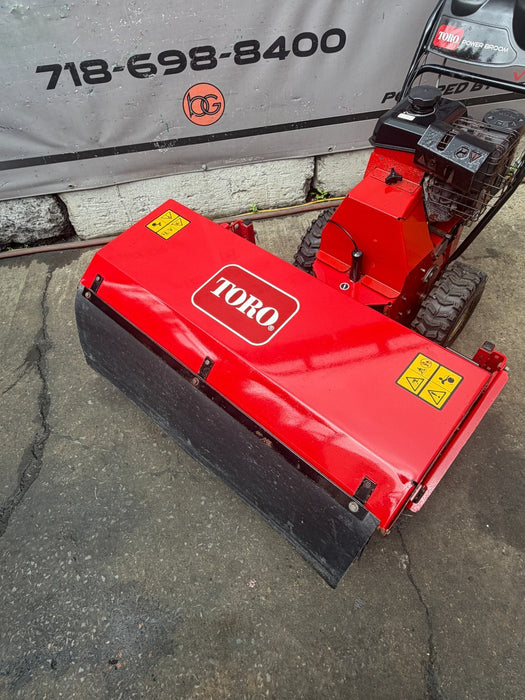 TORO 36" Walk-Behind Rotary Broom Kohler 208cc Power Steering Commercial #5