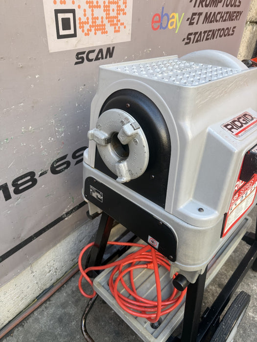 Ridgid 535 Pipe Threader 1/2" to 2" Pipe Threading Machine 811 Die Head. Great.