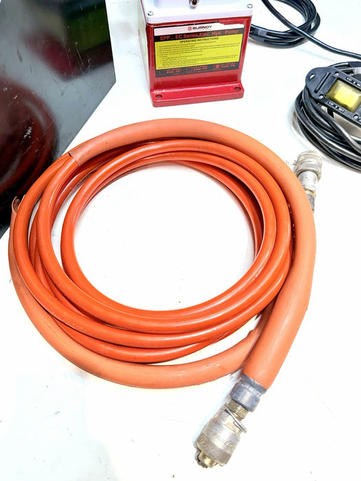 Burndy EPP-10EC Series Hyd Electric Pump 10k psi + Case & Hose Crimper Mint! BG8