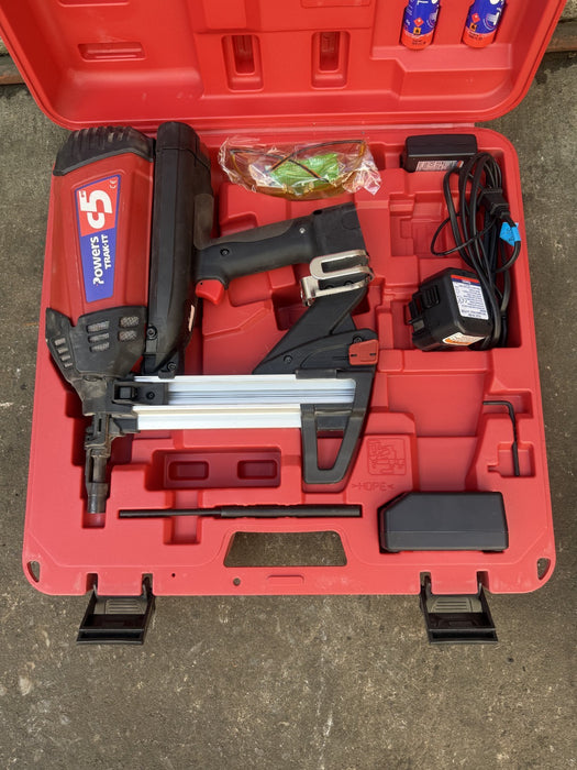 Powers Trak-It C5 Gas Operated Fastening System Kit w/ Case & Accessories